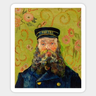 Portrait of the Postman Joseph Roulin Sticker